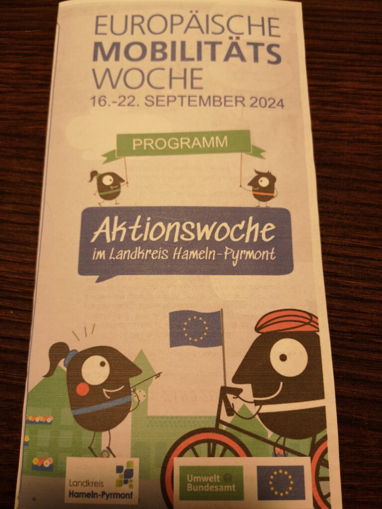 Europäische Mobilitätswoche, das Programm